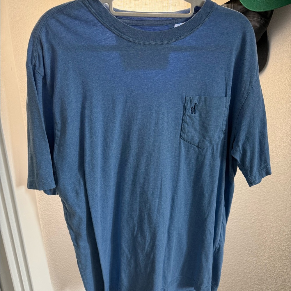 johnnie-O Classic Blue Short Sleeve Tee
